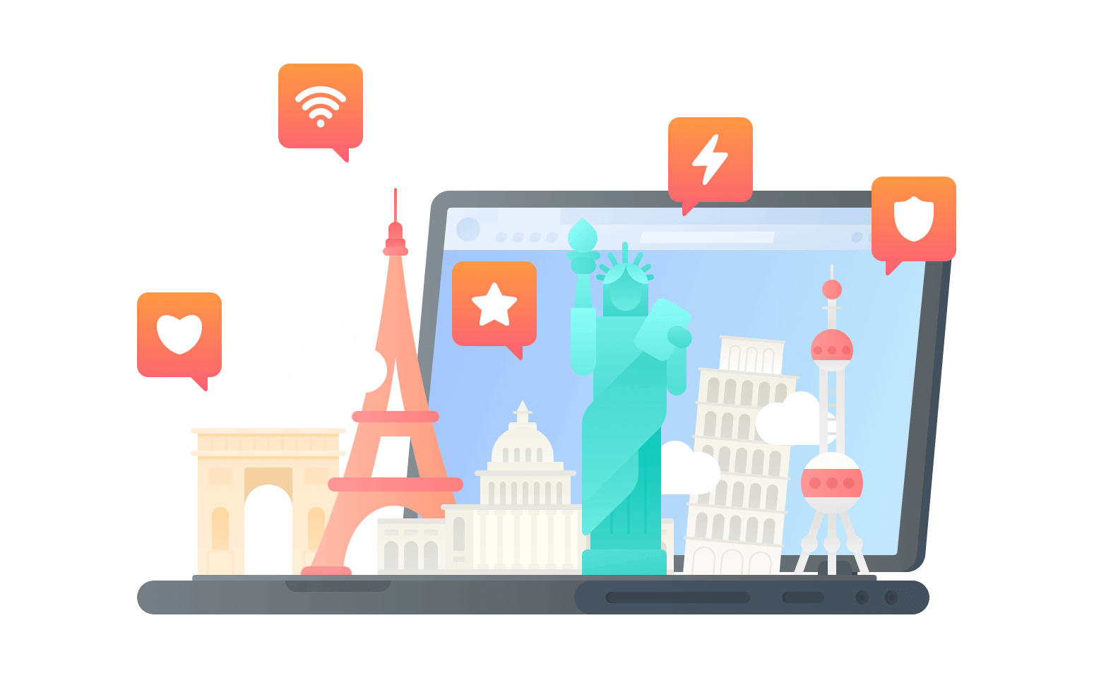 在福克兰通过VPN看国内电视 - 海龟VPN